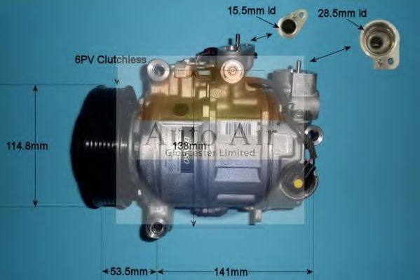 14-0090 AUTO AIR GLOUCESTER Compressor, air conditioning