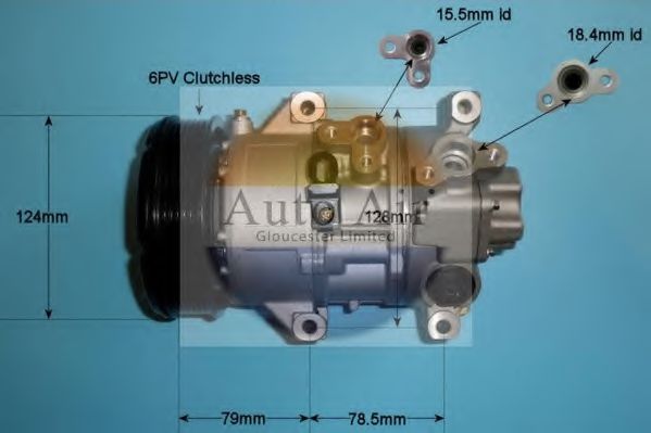 14-5343P AUTO+AIR+GLOUCESTER Air Conditioning Compressor, air conditioning