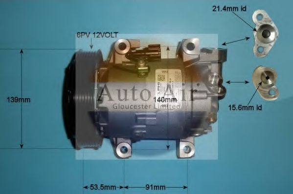 14-0002 AUTO AIR GLOUCESTER Compressor, air conditioning