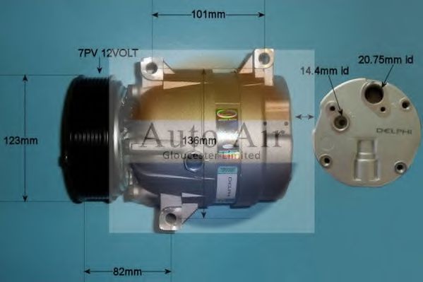 14-1118 AUTO+AIR+GLOUCESTER Compressor, air conditioning