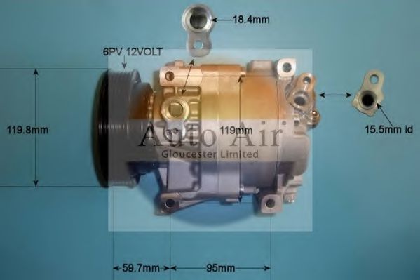 14-1159 AUTO+AIR+GLOUCESTER Air Conditioning Compressor, air conditioning