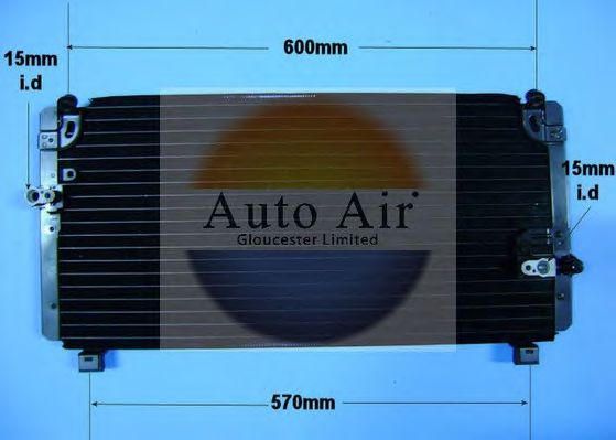 16-1017 AUTO AIR GLOUCESTER Kondensator, Klimaanlage