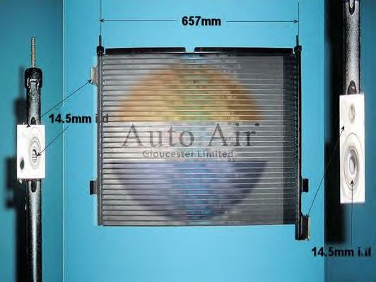 161038 AUTO AIR GLOUCESTER Condenser, air conditioning