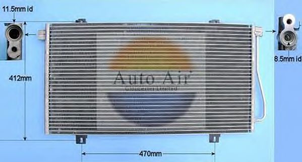 16-1089A AUTO+AIR+GLOUCESTER Air Conditioning Condenser, air conditioning