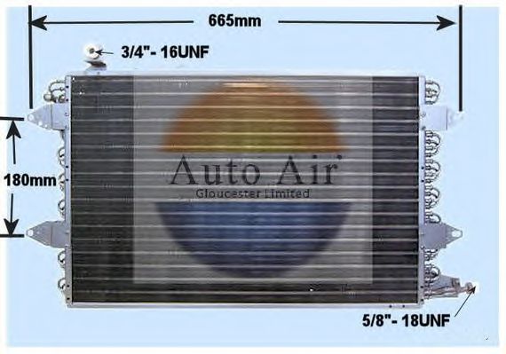 16-1091 AUTO AIR GLOUCESTER Condenser, air conditioning