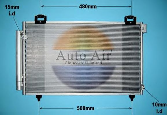 16-1092 AUTO+AIR+GLOUCESTER Air Conditioning Condenser, air conditioning