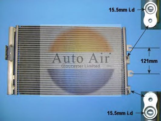 16-1102 AUTO+AIR+GLOUCESTER Air Conditioning Condenser, air conditioning
