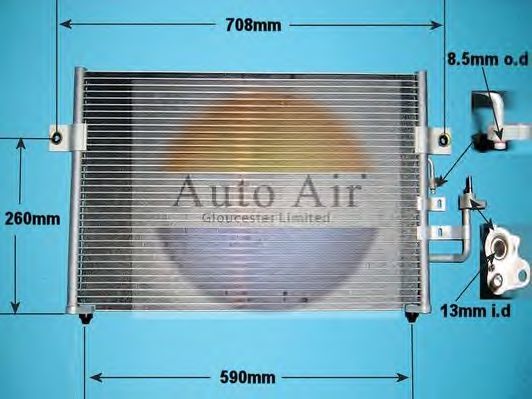 16-1157 AUTO+AIR+GLOUCESTER Condenser, air conditioning