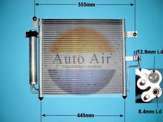 16-1159 AUTO+AIR+GLOUCESTER Air Conditioning Condenser, air conditioning