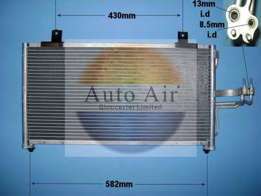 16-1178 AUTO+AIR+GLOUCESTER Air Conditioning Condenser, air conditioning