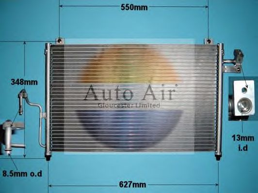 16-1189 AUTO AIR GLOUCESTER Condenser, air conditioning
