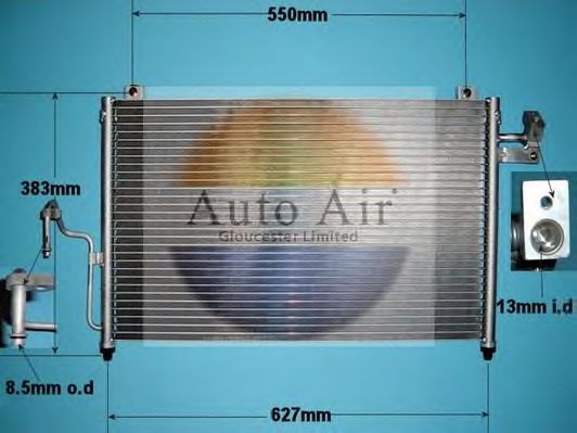 16-1189A AUTO+AIR+GLOUCESTER Condenser, air conditioning