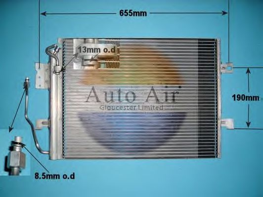 16-1205 AUTO+AIR+GLOUCESTER Air Conditioning Condenser, air conditioning
