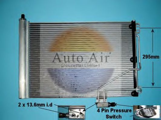 16-1211A AUTO+AIR+GLOUCESTER Condenser, air conditioning