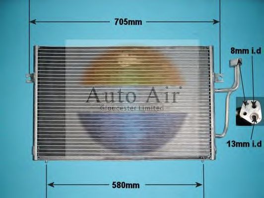 16-1216 AUTO+AIR+GLOUCESTER Condenser, air conditioning