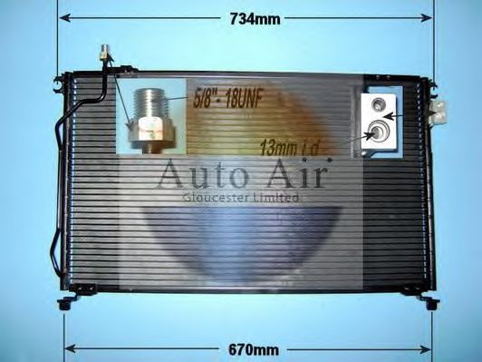 161237 AUTO AIR GLOUCESTER Condenser, air conditioning