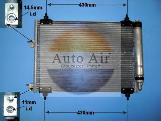 16-1251 AUTO+AIR+GLOUCESTER Condenser, air conditioning