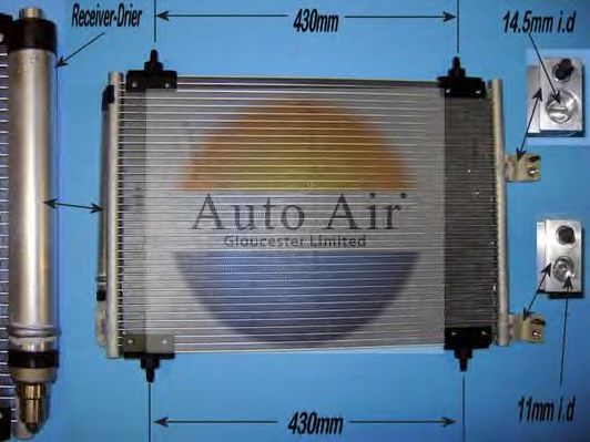 16-1252A AUTO+AIR+GLOUCESTER Air Conditioning Condenser, air conditioning