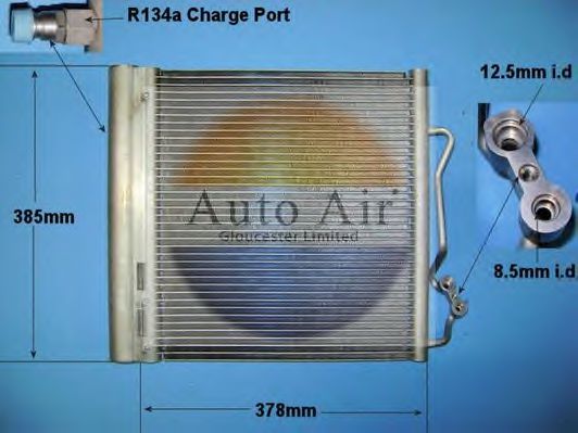 16-1303A AUTO+AIR+GLOUCESTER Condenser, air conditioning