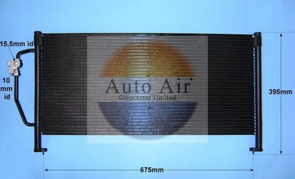 16-1307 AUTO+AIR+GLOUCESTER Kondensator, Klimaanlage