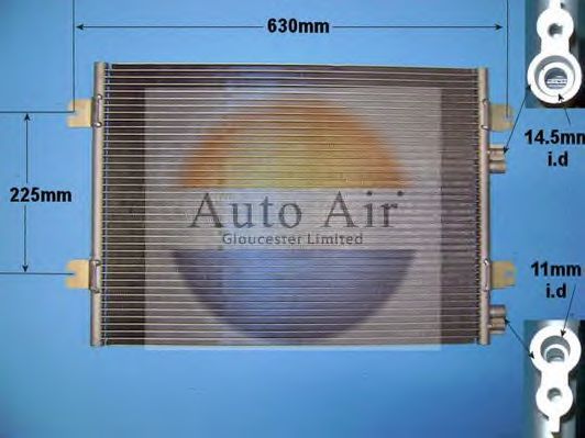 16-1312A AUTO+AIR+GLOUCESTER Condenser, air conditioning