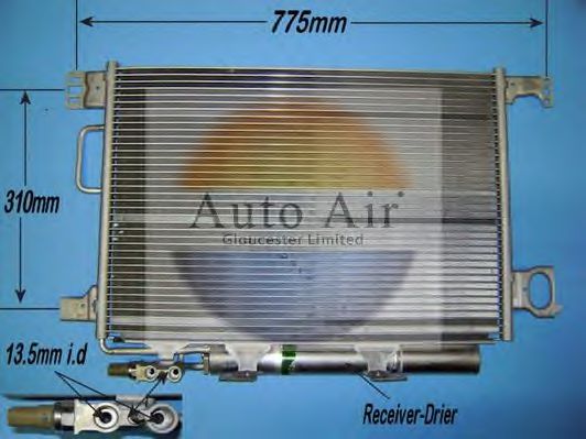 16-1316A AUTO AIR GLOUCESTER Condenser, air conditioning