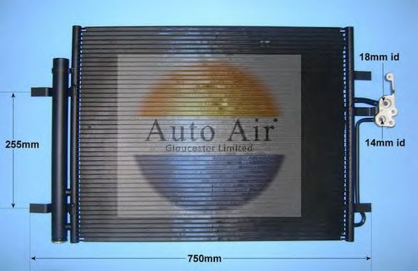 16-1336 AUTO AIR GLOUCESTER Condenser, air conditioning