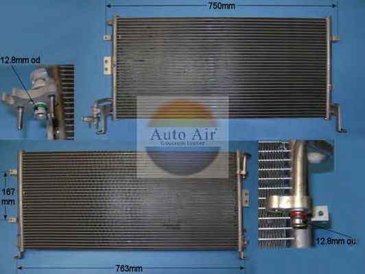 16-1998 AUTO+AIR+GLOUCESTER Air Conditioning Condenser, air conditioning