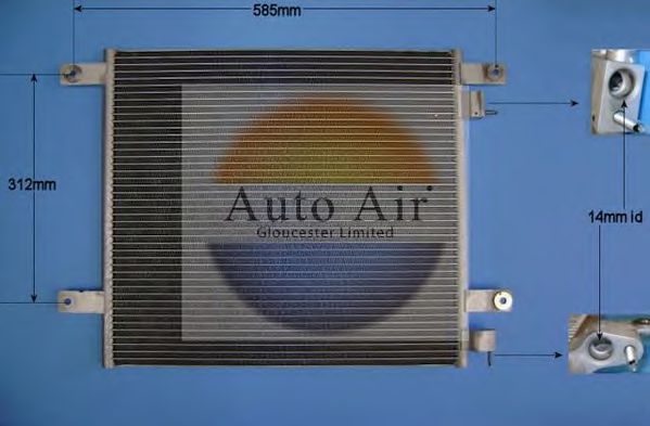 16-2022 AUTO+AIR+GLOUCESTER Kondensator, Klimaanlage