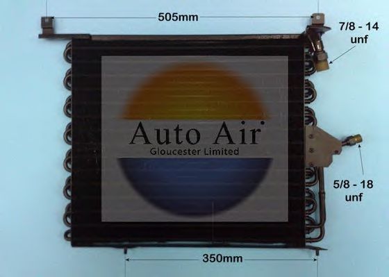 16-3421 AUTO+AIR+GLOUCESTER Air Conditioning Condenser, air conditioning