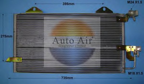 16-4883 AUTO+AIR+GLOUCESTER Air Conditioning Condenser, air conditioning