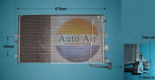 16-6017 AUTO+AIR+GLOUCESTER Air Conditioning Condenser, air conditioning