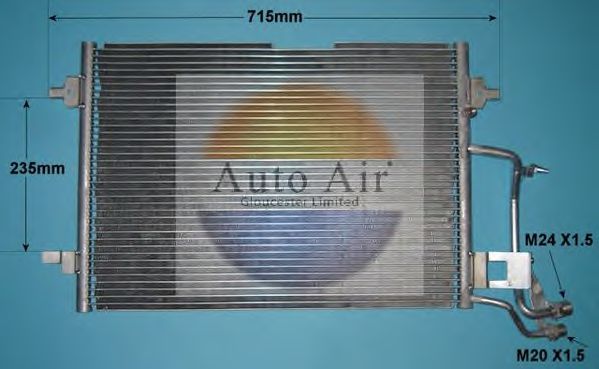16-6146 AUTO+AIR+GLOUCESTER Air Conditioning Condenser, air conditioning