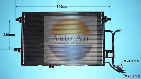 16-6153 AUTO+AIR+GLOUCESTER Air Conditioning Condenser, air conditioning