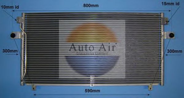 16-6207 AUTO+AIR+GLOUCESTER Air Conditioning Condenser, air conditioning