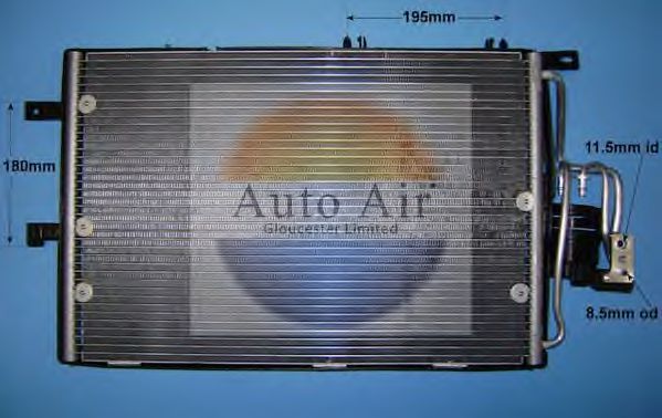 16-6211A AUTO+AIR+GLOUCESTER Air Conditioning Condenser, air conditioning