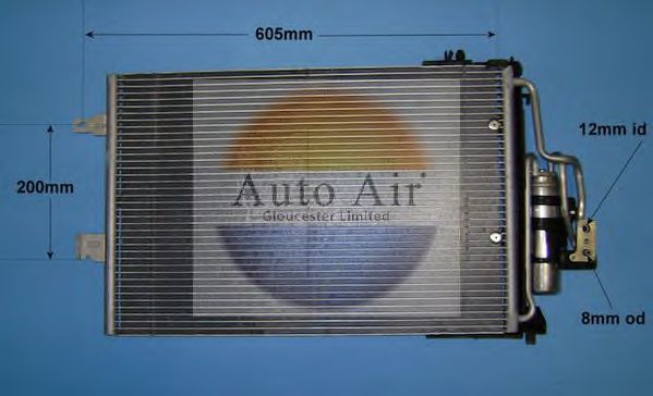 16-6218 AUTO+AIR+GLOUCESTER Air Conditioning Condenser, air conditioning