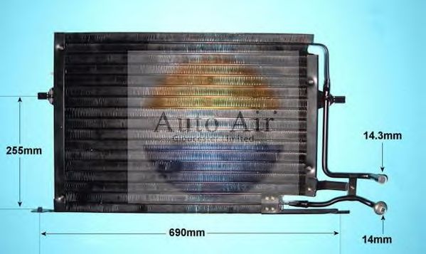 16-6506 AUTO+AIR+GLOUCESTER Air Conditioning Condenser, air conditioning