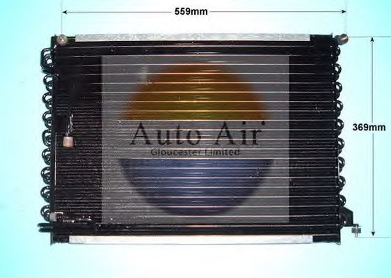 166535 AUTO AIR GLOUCESTER Condenser, air conditioning