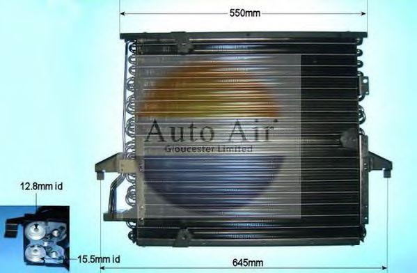 16-6596 AUTO+AIR+GLOUCESTER Air Conditioning Condenser, air conditioning