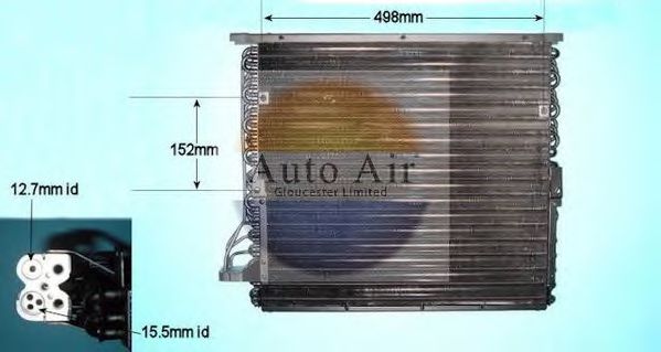 16-6597 AUTO+AIR+GLOUCESTER Air Conditioning Condenser, air conditioning