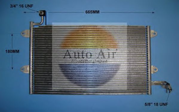 16-8554 AUTO+AIR+GLOUCESTER Air Conditioning Condenser, air conditioning
