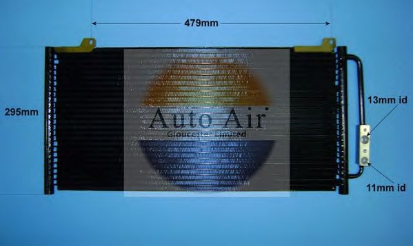 168893 AUTO AIR GLOUCESTER Condenser, air conditioning
