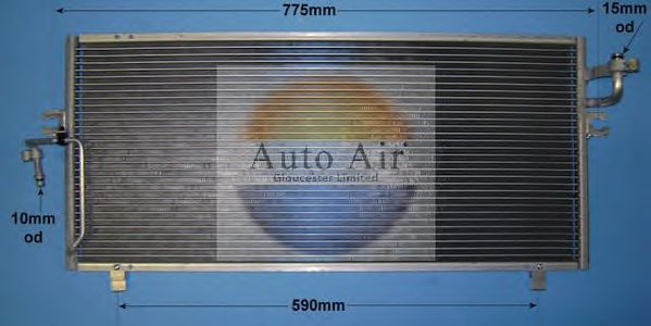 169120 AUTO AIR GLOUCESTER Condenser, air conditioning