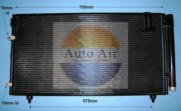 16-9401 AUTO+AIR+GLOUCESTER Air Conditioning Condenser, air conditioning
