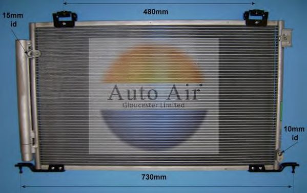 169402 AUTO AIR GLOUCESTER Kondensator, Klimaanlage