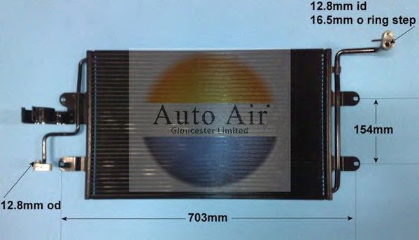 16-9560 AUTO+AIR+GLOUCESTER Air Conditioning Condenser, air conditioning
