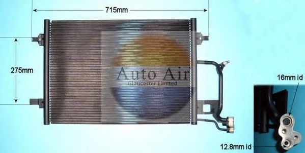 16-9565 AUTO+AIR+GLOUCESTER Air Conditioning Condenser, air conditioning