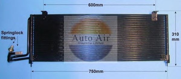 16-9699 AUTO+AIR+GLOUCESTER Condenser, air conditioning