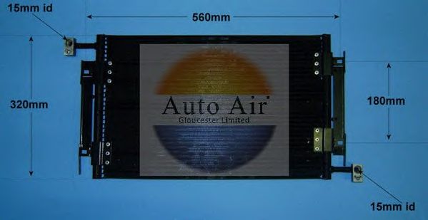 16-9782 AUTO+AIR+GLOUCESTER Condenser, air conditioning